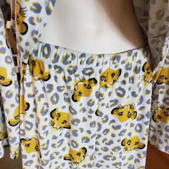 Women’s 2 Pc Disney The Lion King Simba Pajama Set Super Soft Fleece size 3X - Picture 3 of 11